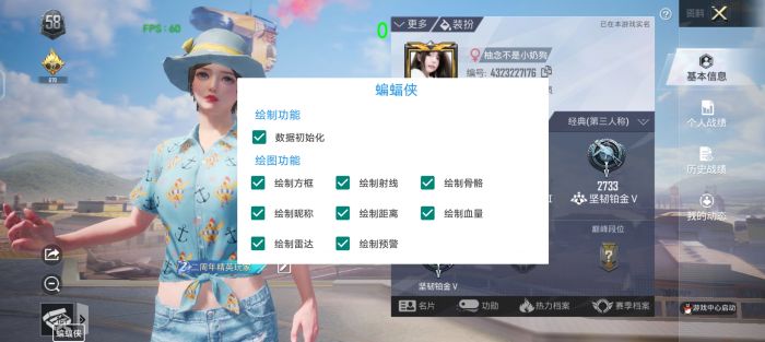 和平精英火焰鸟辅助 - 三端通用直装透视挂